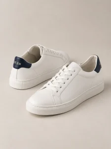 Sneaker da trắng cổ thấp Đế Êm