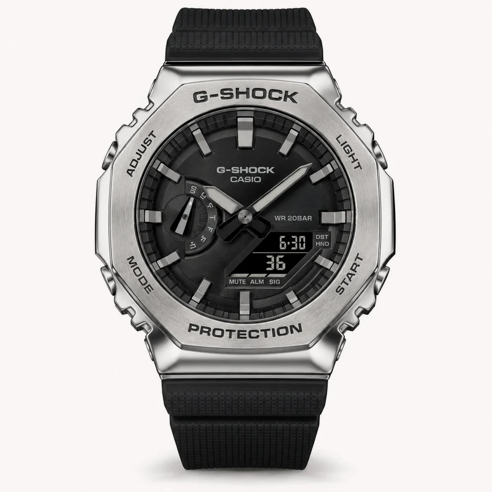 Casio G-Shock GM-2100-1A vỏ kim loại